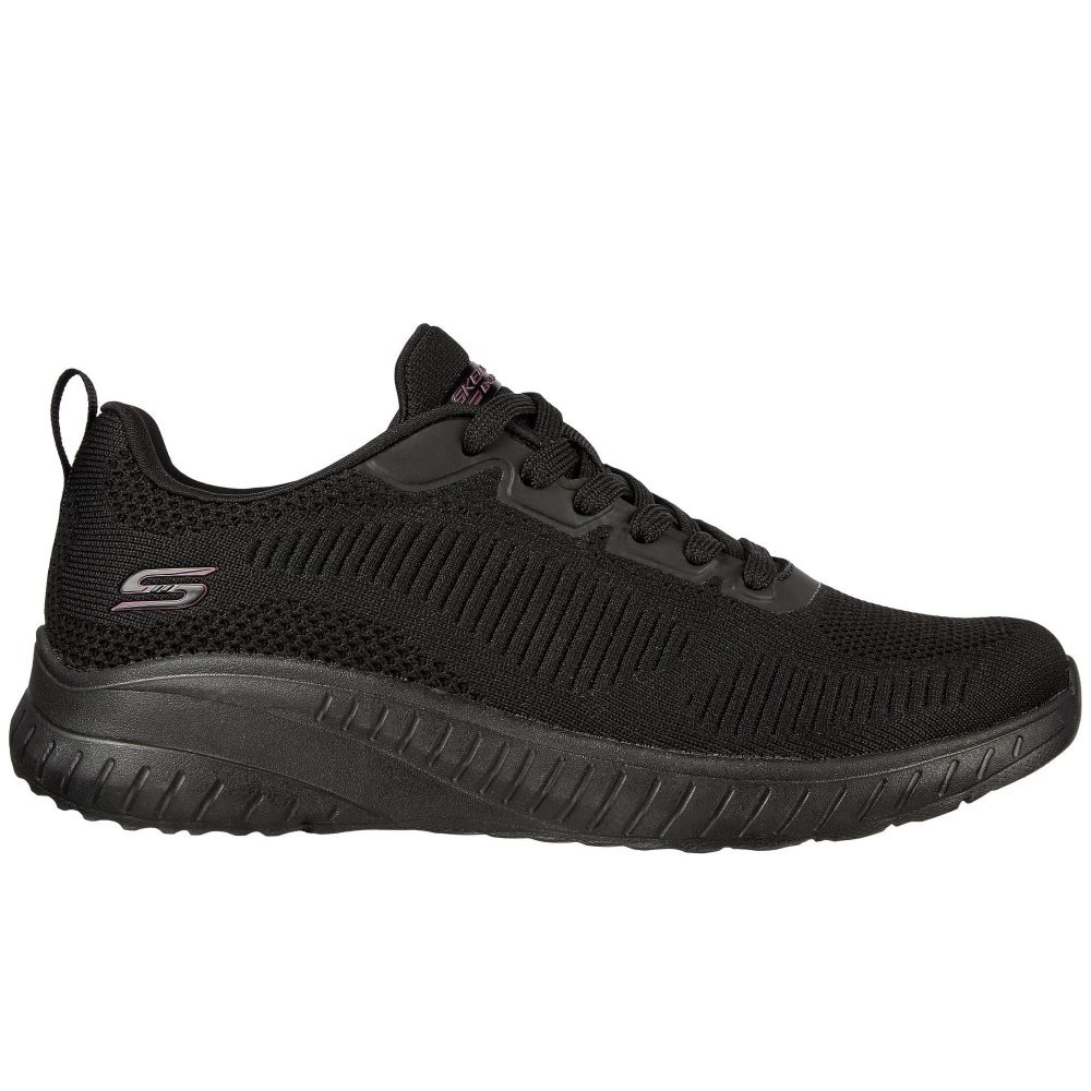 Women’s Skechers BOBS Memory Foam All Black Sneakers- Size 6.5 - Picture 5 of 12